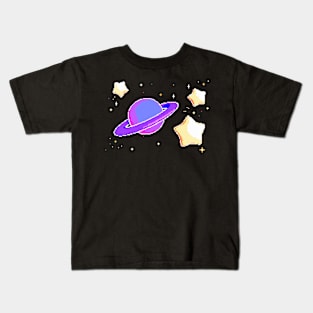 Pixel Planet Kids T-Shirt